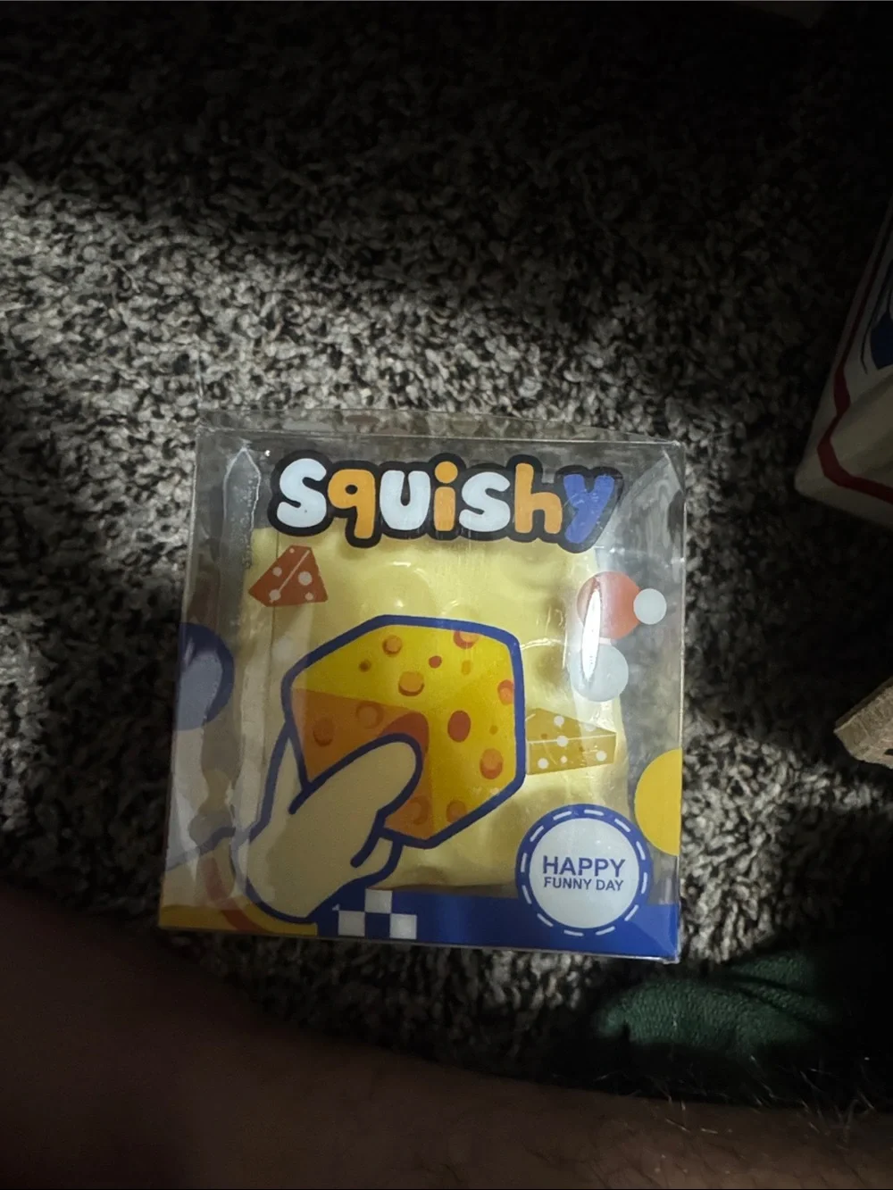 Yellow Cheese Stress Toy -